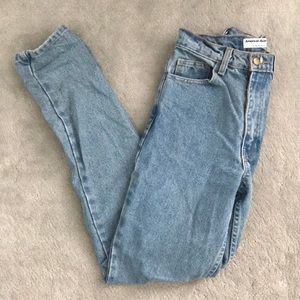 American Apparel High Waisted Mom Jeans